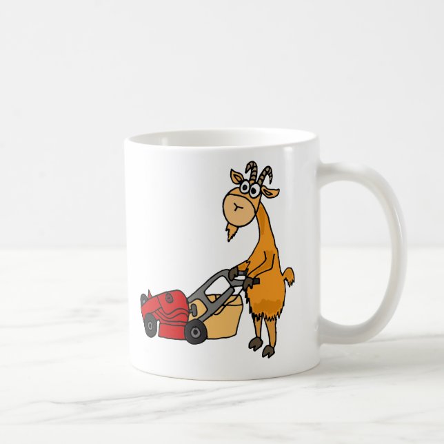 Tecknad för gräsklippningsmaskin för gräsmatta för kaffemugg (Höger)
