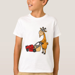 Tecknad för gräsklippningsmaskin för gräsmatta tee shirt