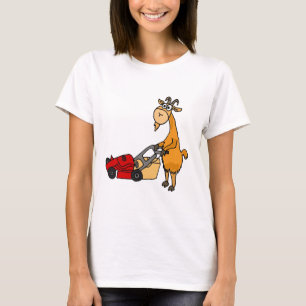 Tecknad för gräsklippningsmaskin för gräsmatta tee shirt