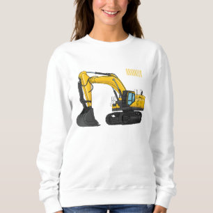 Tecknad för grävmaskiner t shirt