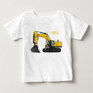 Tecknad för grävmaskiner t shirt