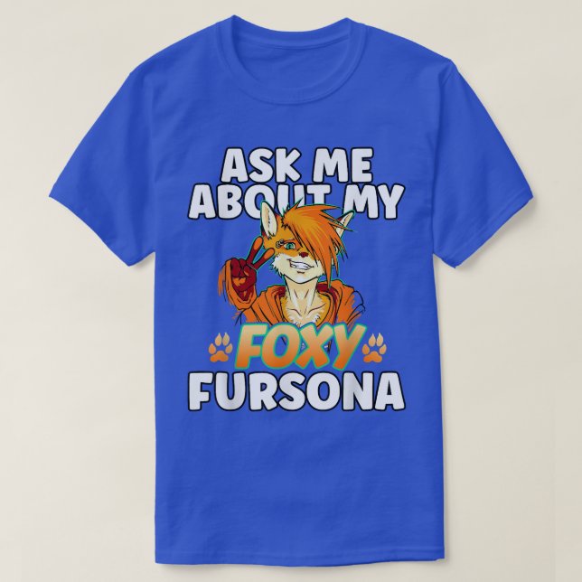Tecknad för Håriget Fersona Furdress Funny F T Shirt (Design framsida)