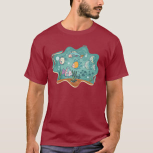 Tecknad för havets livslängd t shirt