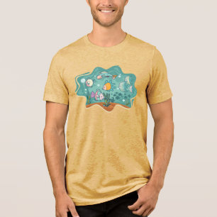 Tecknad för havets livslängd t shirt