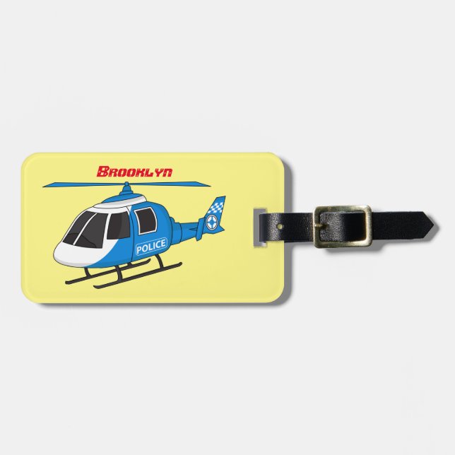 Tecknad för helikopterhelikopterhelikopter för kav bagagebricka (Horisontell Framsida)