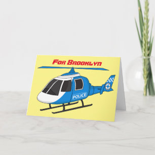 Tecknad för helikopterhelikopterhelikopter för kav kort