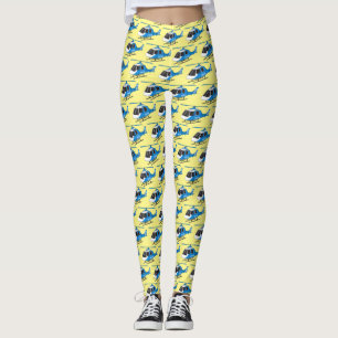 Tecknad för helikopterhelikopterhelikopter för kav leggings