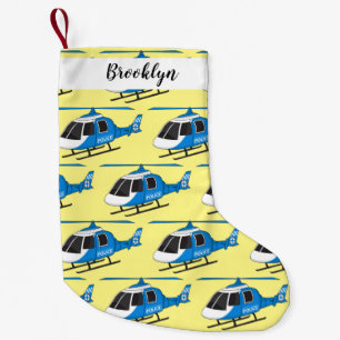 Tecknad för helikopterhelikopterhelikopter för kav liten julstrumpa