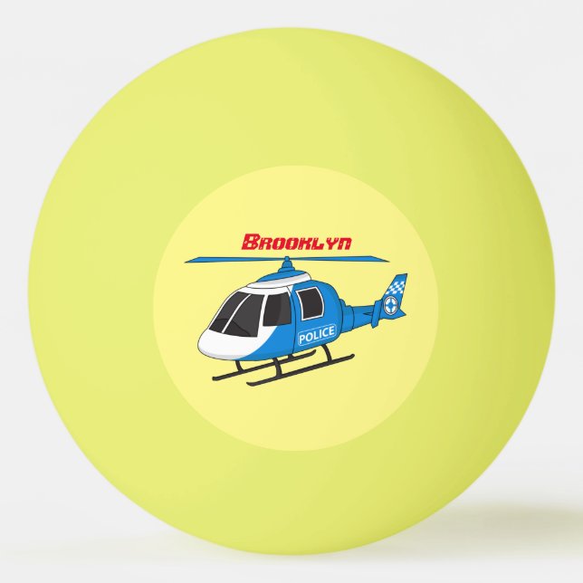 Tecknad för helikopterhelikopterhelikopter för kav pingisboll (Framsidan)