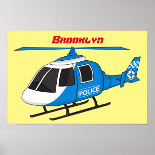Tecknad för helikopterhelikopterhelikopter för kav poster