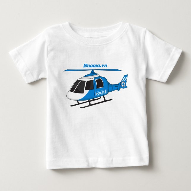 Tecknad för helikopterhelikopterhelikopter för kav t shirt (Framsida)