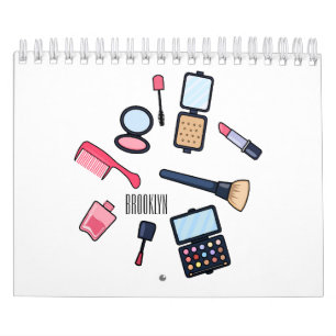 Tecknad för hemmabruk kalender