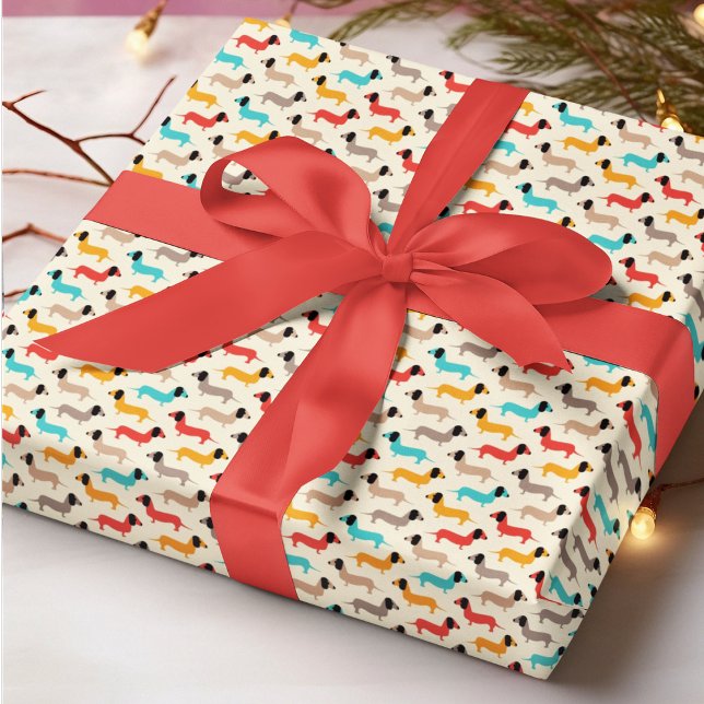 Tecknad för Hund av multifärgad Presentpapper (pet animal dog birthday packing gift wrap,gift wrapping paper,return gift wrap paper,paper gift)