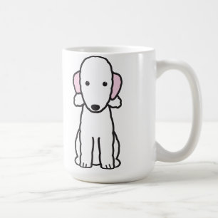 Tecknad för hund för Bedlington Terrier Kaffemugg