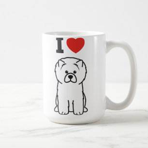 Tecknad för hund för ChowChow Kaffemugg
