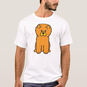Tecknad för hund för ChowChow Tee Shirt