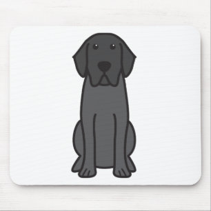 Tecknad för hund för Labrador Retriever Musmatta