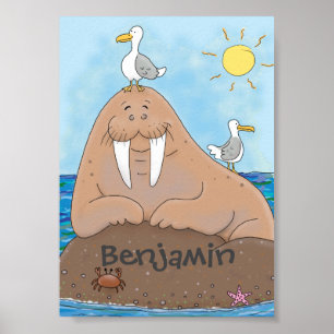 Tecknad för illustration av tecknaden på den funkt poster