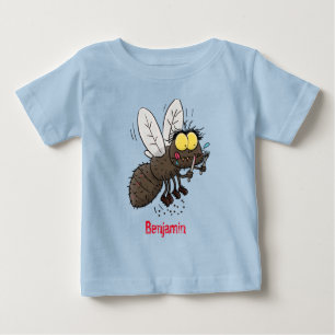 Tecknad för insekt av häsfluga t shirt