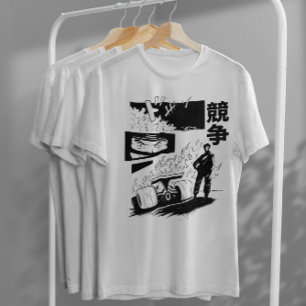 Tecknad för japansk Tävla-bil T Shirt