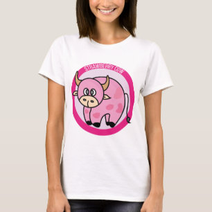 Tecknad för jordgubbstumma Cute Design Ideas T Shirt