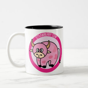 Tecknad för jordgubbstumma Cute Design Ideas Två-Tonad Mugg