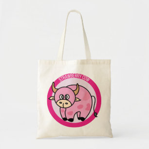 Tecknad för jordgubbstumma Cute Design Ideas Tygkasse