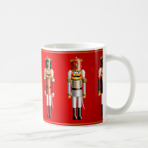Tecknad för julaftonnötknäpparearmé kaffemugg