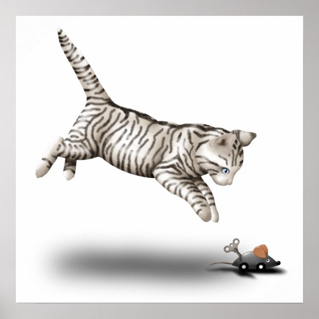 Tecknad för katt och mus poster (Framsidan)