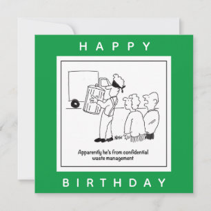 Tecknad för konfidentiell hantering av Slösa Kort