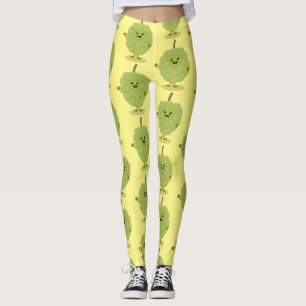 Tecknad för körsbärssaft leggings