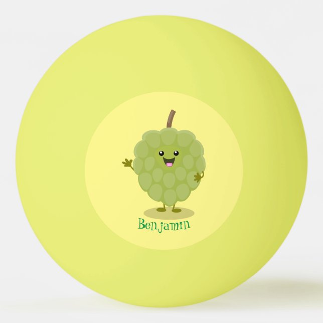 Tecknad för körsbärssaft pingisboll (Framsidan)