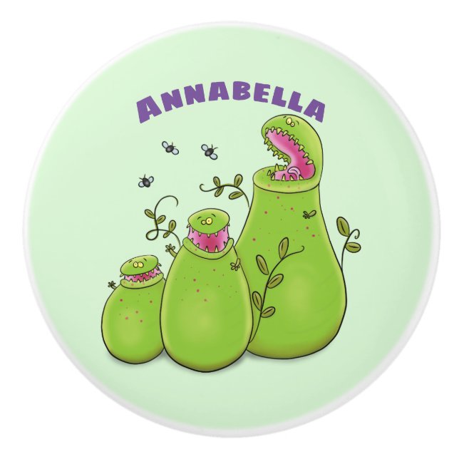 Tecknad för köttätande gröntar för pitchers knopp (Framsidan)