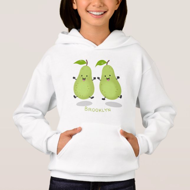 Tecknad för kutépäronpar t shirt (Framsida)