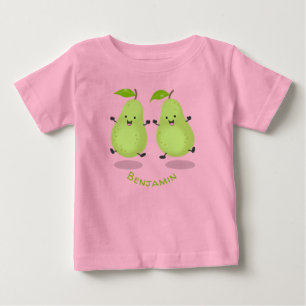 Tecknad för kutépäronpar t shirt