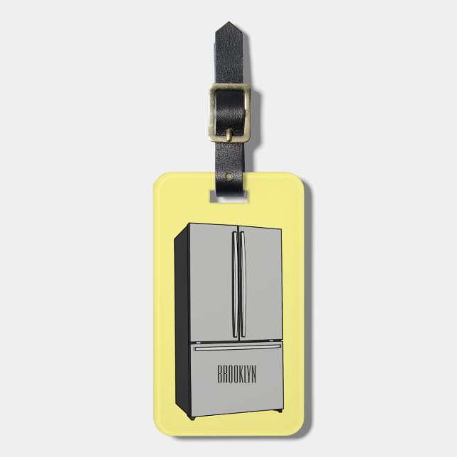 tecknad för kylskåp för fransk bagagebricka (Vertikal Framsida)