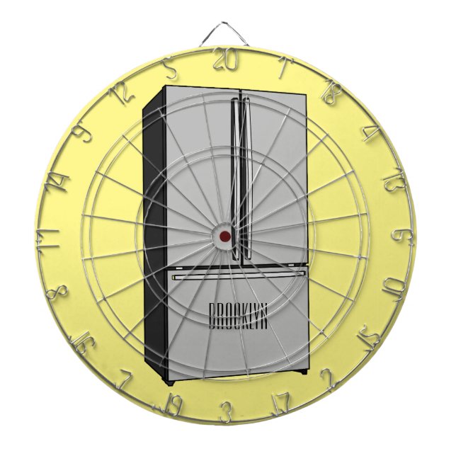 tecknad för kylskåp för fransk darttavla (Framsidan)
