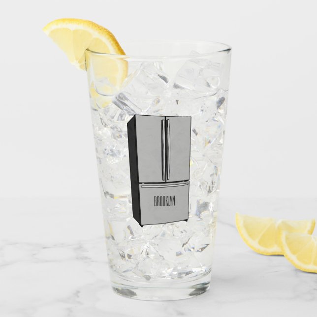 tecknad för kylskåp för fransk glaskopp (Framsida Ice)