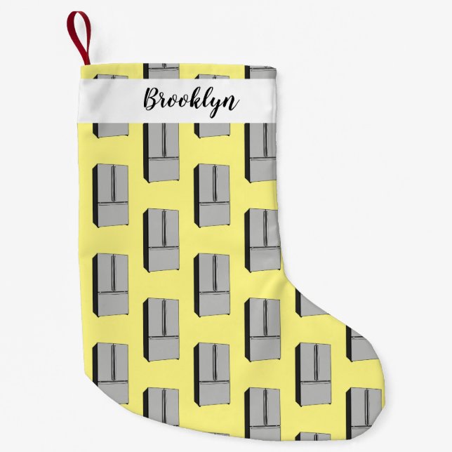 tecknad för kylskåp för fransk liten julstrumpa (Framsidan)