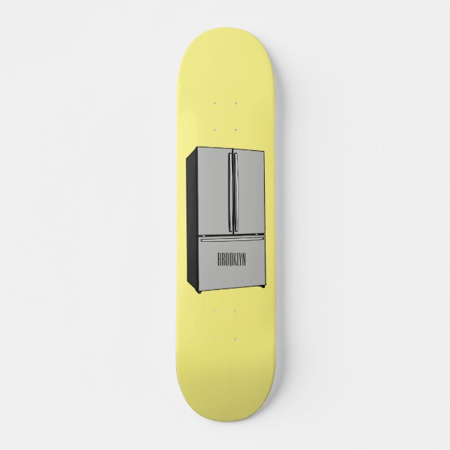tecknad för kylskåp för fransk mini skateboard bräda 18,5 cm (Framsida)