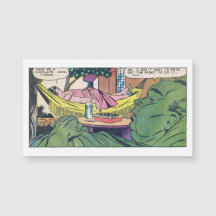 Tecknad för Laziness Vintage-