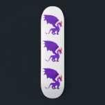 tecknad för lila drake mini skateboard bräda 18,5 cm<br><div class="desc">Skateboard med lila drake,  söt tecknad,  söt fantasi/sagor design för barn av Maxi Harmony</div>