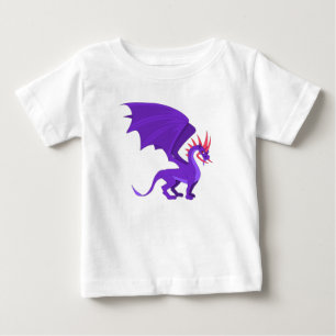 tecknad för lila drake t shirt