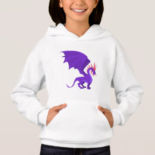 tecknad för lila drake t shirt