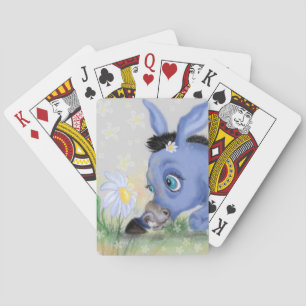 Tecknad för Lilla Donkey och Daisy-uppspelningskor Casinokort