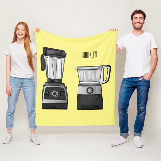 Tecknad för livsmedelsprocessor och mixer fleecefilt (På plats)