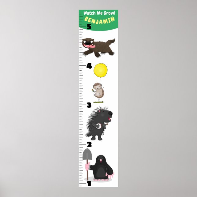 Tecknad för lustiga djur poster (Framsidan)