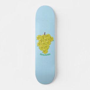 Tecknad för lustiga druvor mini skateboard bräda 18,5 cm