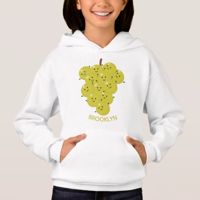 Tecknad för lustiga druvor t shirt (Framsida)