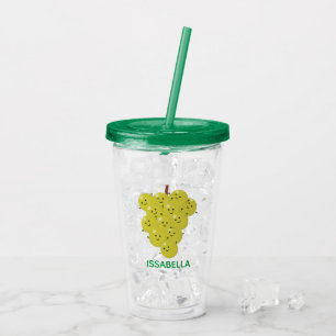 Tecknad för lustiga druvor take away mugg